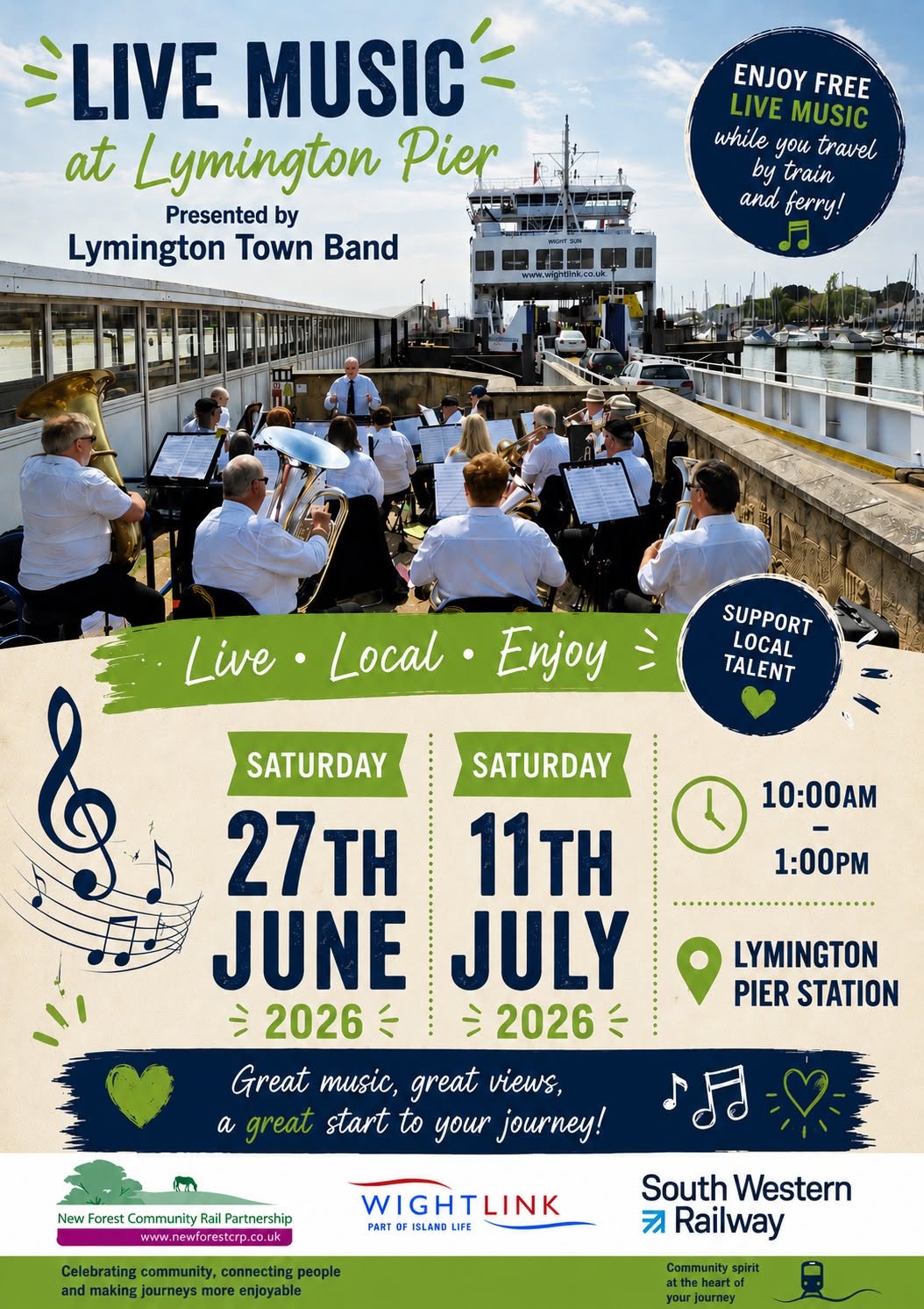 Summer is arriving at Lymington Pier